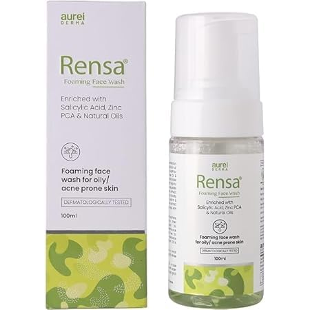Rensa Clear Skin Anti Acne Foaming Face Wash, 100ml