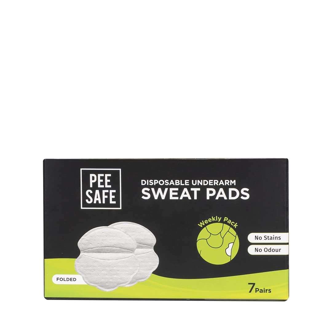 Pee Safe Disposable Underarm Sweat Pads (Folded) – 7 Pairs