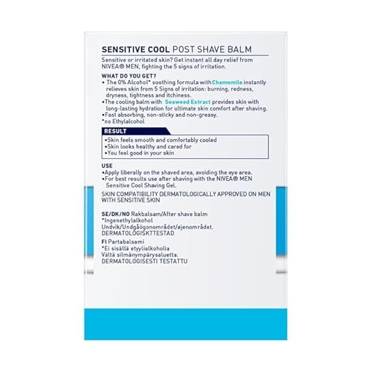 NIVEA MEN Sensitive Cooling Post Shave Balm - 100ml