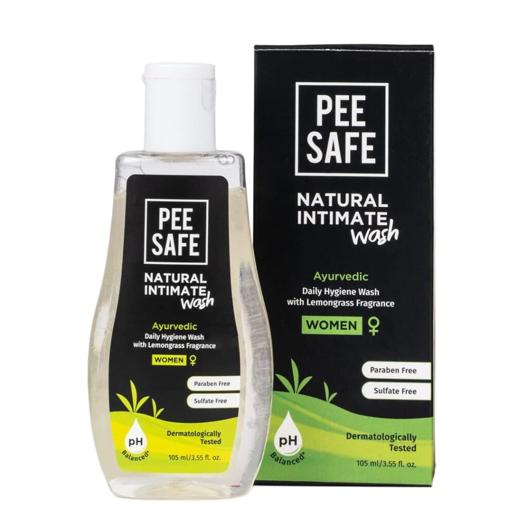 Pee Safe Natural Intimate Wash For Women, 105ml