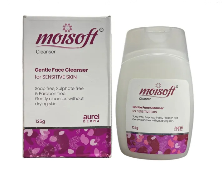 Moisoft Gentle Face Cleanser, 125g