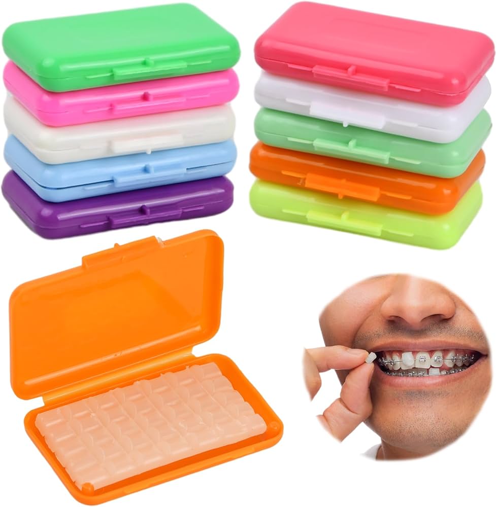 Orthodontic Wax for Braces, 1 Box