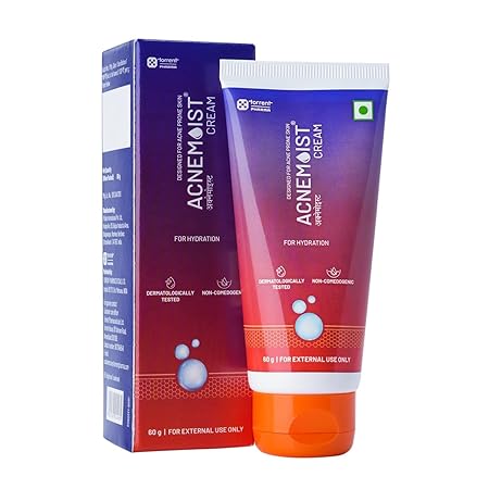 Acnemoist Cream For Acne Prone Skin, New Pack, 60gm
