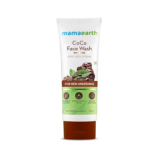 Mamaearth CoCo Face Wash  with Coffee & Cocoa for Skin Awakening 100ml